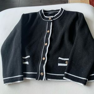 w-concept sweater cardigan- fits like small